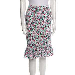 Ralph Lauren Silk Midi Skirt